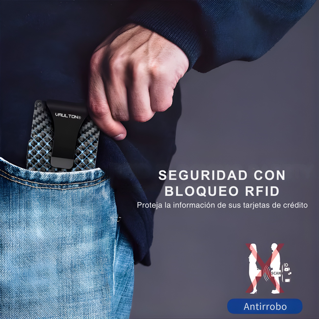 Billetera VAULTON® Carbono