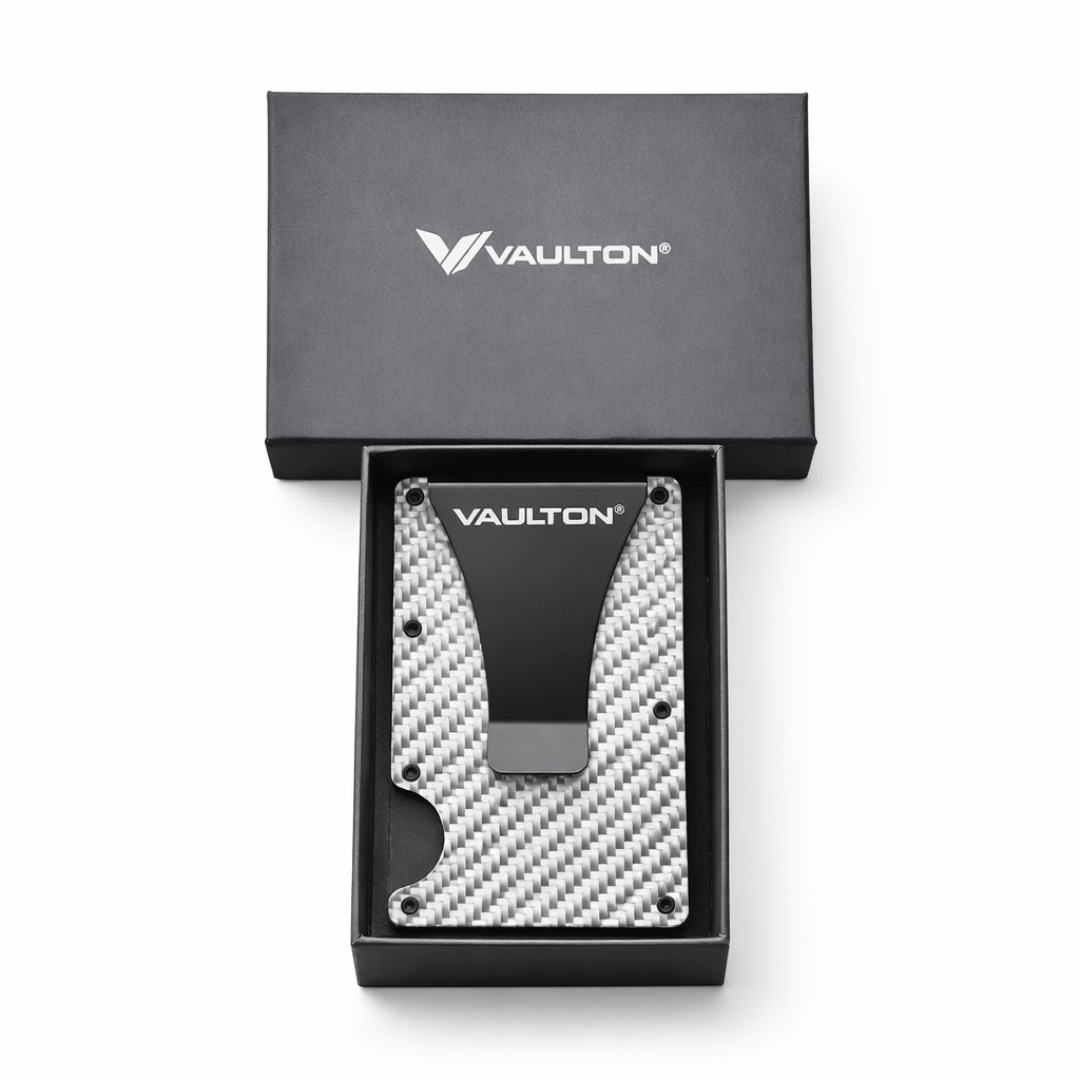 Billetera VAULTON® Carbono Silver