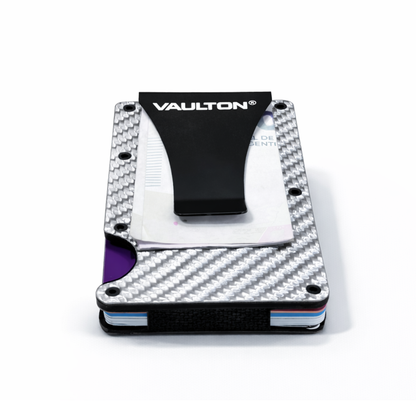 Billetera VAULTON® Carbono Silver