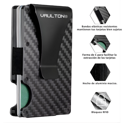 Billetera VAULTON® Carbono