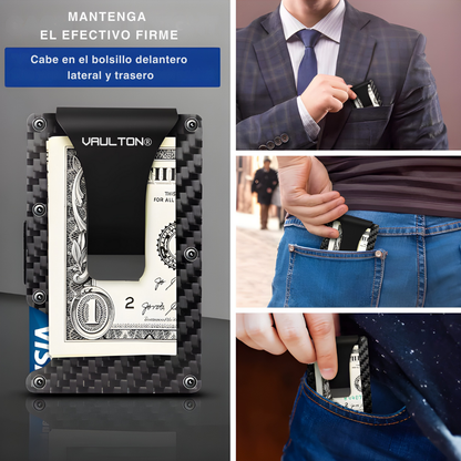 Billetera VAULTON® Carbono