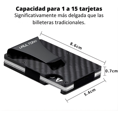 Billetera VAULTON® Carbono