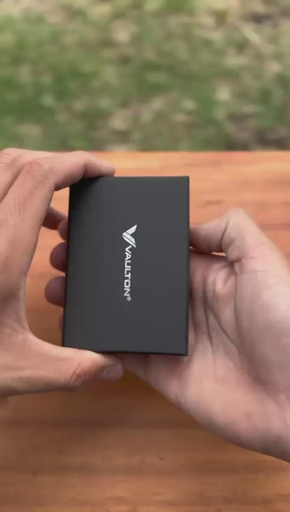 Billetera VAULTON® Carbono Silver